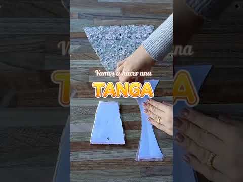 Cómo hacer una tanga #tutorialdecostura #sewingbeginners #costuraparainiciante #diyproyect #molderia