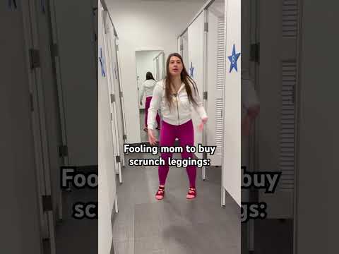 How to FOOL mom to buy you SCRUNCH BUTT LEGGINGS. #shorts