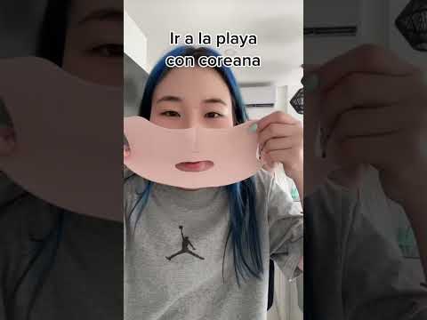 Ir a la playa con coreana