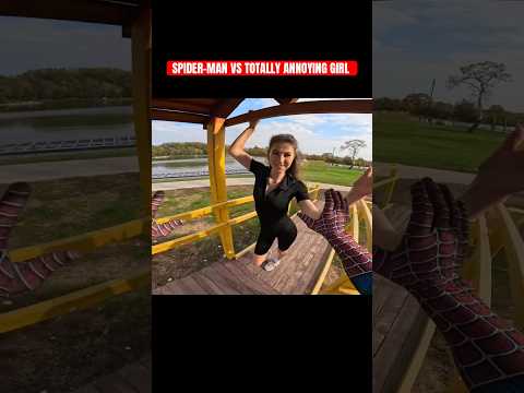 SPIDER-MAN VS TOTALLY ANNOYING GIRL #spiderman #annoying #escaping #crazygirl #sexy #girl #minecraft